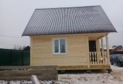 Фото со стройплощадок - Баня из бруса 6х6 м.