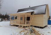 Фото со стройплощадок - Каркасный дом 9х11 м
