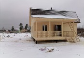Фото со стройплощадок - Каркасный дом 9х11 м