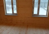 Фото со стройплощадок - Каркасный дом 8х8 м.