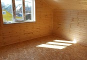 Фото со стройплощадок - Каркасный дом 8х8 м.