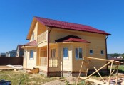 Фото со стройплощадок - Дом по проекту К-126