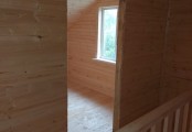 Фото со стройплощадок - Каркасный дом 8х8.5 м.