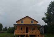 Фото со стройплощадок - Каркасный дом 8х8.5 м.