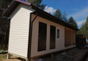 Фото со стройплощадок - Дом по проекту К-116 и баня