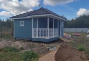 Фото со стройплощадок - Баня по проекту БК-7