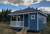 Фото со стройплощадок - Баня по проекту БК-7