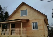 Фото со стройплощадок - Дом из бруса 7х9 м.