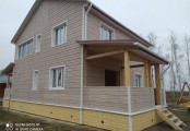 Фото со стройплощадок - Отделка дома (Проект Д-63)