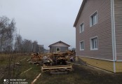Фото со стройплощадок - Отделка дома (Проект Д-63)