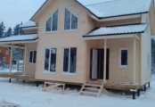 Фото со стройплощадок - Дом по проекту К-22