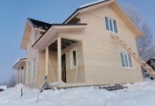 Фото со стройплощадок - Дом по проекту К-22