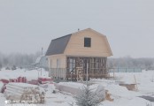 Фото со стройплощадок - Каркасный дом 6х7,5 м