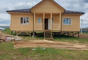 Фото со стройплощадок - Каркасный дом 10×12 м.