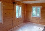 Фото со стройплощадок - Отделка дома 7,5х8 м.