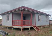 Фото со стройплощадок - Каркасный дом 8,5х12 м. 