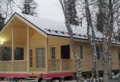 Фото со стройплощадок - Каркасный дом 6х11 м.