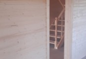 Фото со стройплощадок - Каркасный дом 8х9 м.