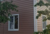 Фото со стройплощадок - Каркасный дом 8х9 м.