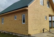 Фото со стройплощадок - Каркасный дом 8х8.5 м.