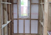 Фото со стройплощадок - Каркасный дом 8х8.5 м.