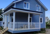 Фото со стройплощадок - Каркасный дом 9х10 м.