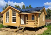 Фото со стройплощадок - Каркасный дом 7.2х8 м.