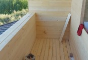 Фото со стройплощадок - Дом из бруса 9х11 м.
