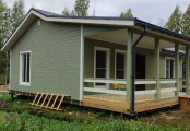 Фото со стройплощадок - Каркасный дом 9х10 м.