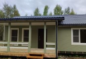 Фото со стройплощадок - Каркасный дом 9х10 м.
