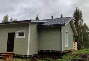 Фото со стройплощадок - Каркасный дом 9х10 м.