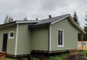 Фото со стройплощадок - Каркасный дом 9х10 м.