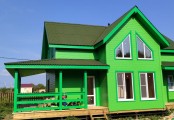 Фото со стройплощадок - Каркасный дом 7.5х12.5 м