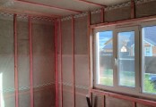Фото со стройплощадок - Каркасный дом 10х12 м