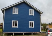 Фото со стройплощадок - Каркасный дом 8х8 м 
