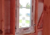 Фото со стройплощадок - Каркасный дом 8х8 м 