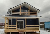 Фото со стройплощадок - Каркасный дом 7х11.5 м.