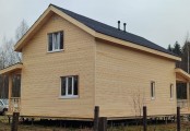 Фото со стройплощадок - Каркасный дом 7,5х13 м