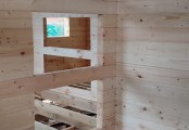 Фото со стройплощадок - Дом из бруса 7,5х8 м.