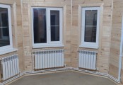 Фото со стройплощадок - Каркасный дом 9х11.5 м.