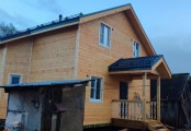 Фото со стройплощадок - Каркасный дом 9х11.5 м.