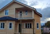 Фото со стройплощадок - Каркасный дом 9х11.5 м.