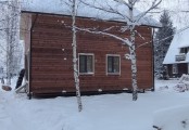 Фото со стройплощадок - Дом из бруса 8х9 м.