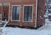 Фото со стройплощадок - Дом из бруса 8х9 м.