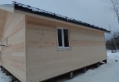 Фото со стройплощадок - Каркасный дом 8х9 м.