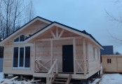 Фото со стройплощадок - Каркасный дом 8х9 м.