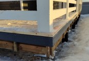 Фото со стройплощадок - Каркасный дом 10.5×12 м.