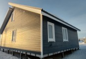 Фото со стройплощадок - Каркасный дом 10.5×12 м.