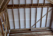 Фото со стройплощадок - Каркасный дом 10.5×12 м.