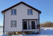 Фото со стройплощадок - Каркасный дом 8х10 м.